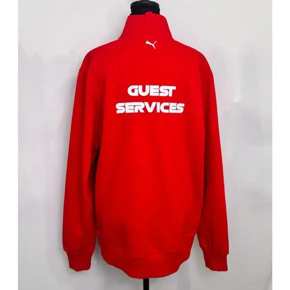 PUMA Formula 1 Las Vegas Grand Prix Red Half Zip Pullover Size Large - Picture 5 of 10